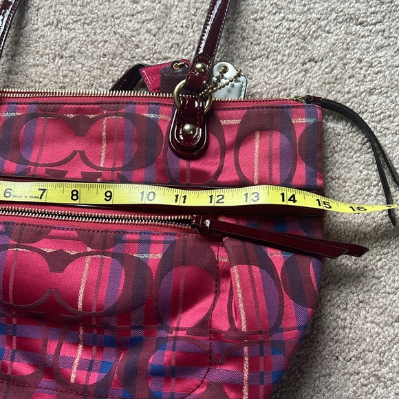 Coach Poppy Tartan shoulder bag - Picture 5 of 6